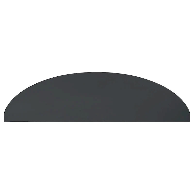 Moderner geschwungener Konsolentisch, Sofatisch,3 Schubladen,1 Regal,Schwarz